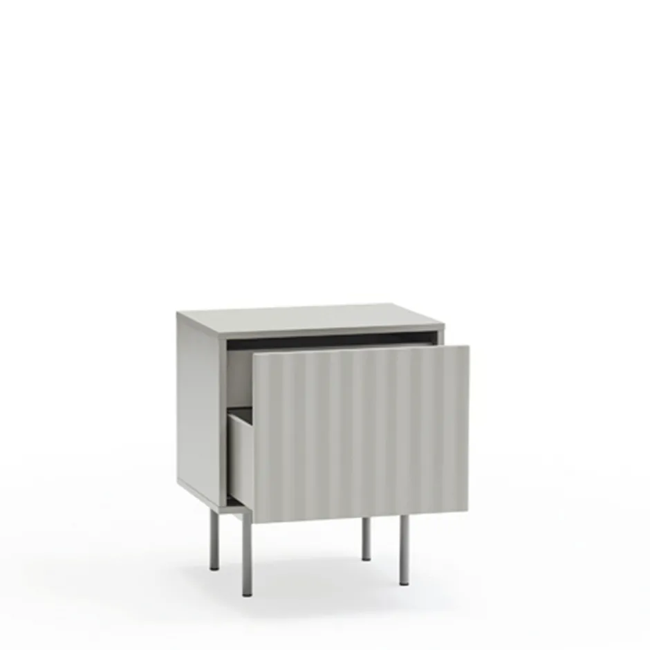 Sale Teulat SIERRA Table de chevet 1 porte 2 tiroirs en bois