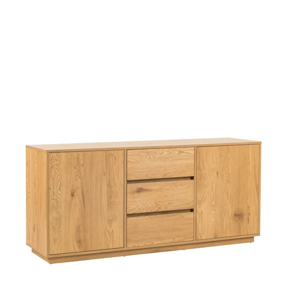 New Drawer SINCE Buffet 2 portes, 3 tiroirs en bois L180cm