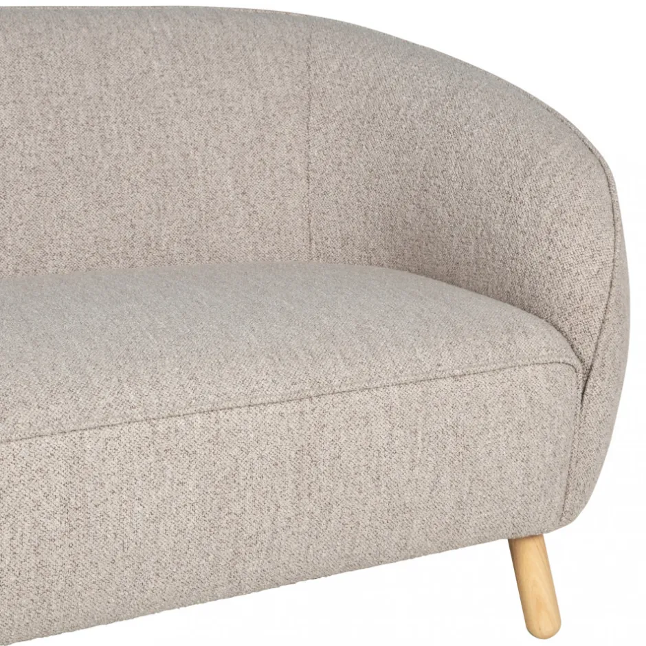 Best Drawer SINCLAIR Canapé 3 places en tissu bouclette