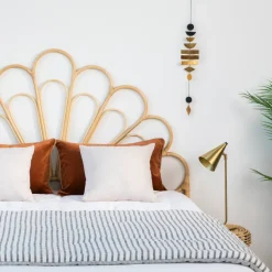 Sale Drawer SINGARAJA Tête de lit design en rotin 160cm