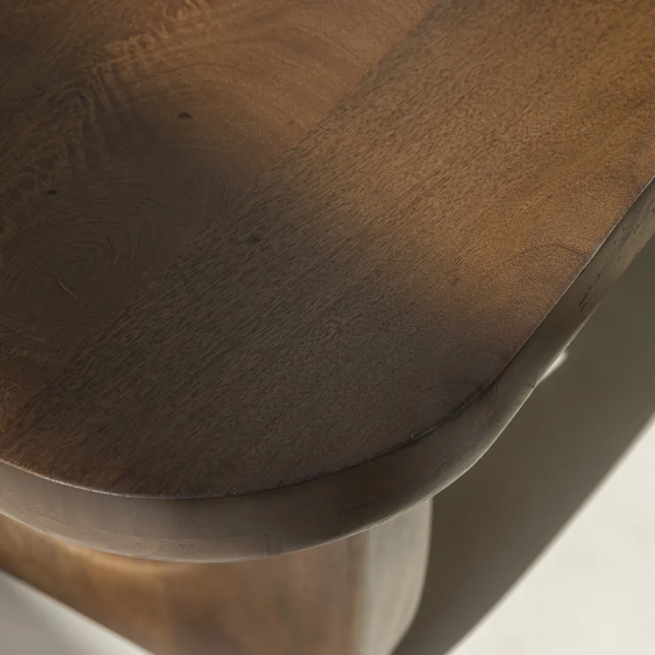 Online Drawer SINJAI Table à manger 8 personnes en bois massif