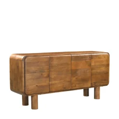 Online Drawer SIRA Buffet 4 portes en bois massif L160cm