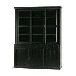 Discount Woood SJAAK Vaisselier en pin 6 portes 4 tiroirs