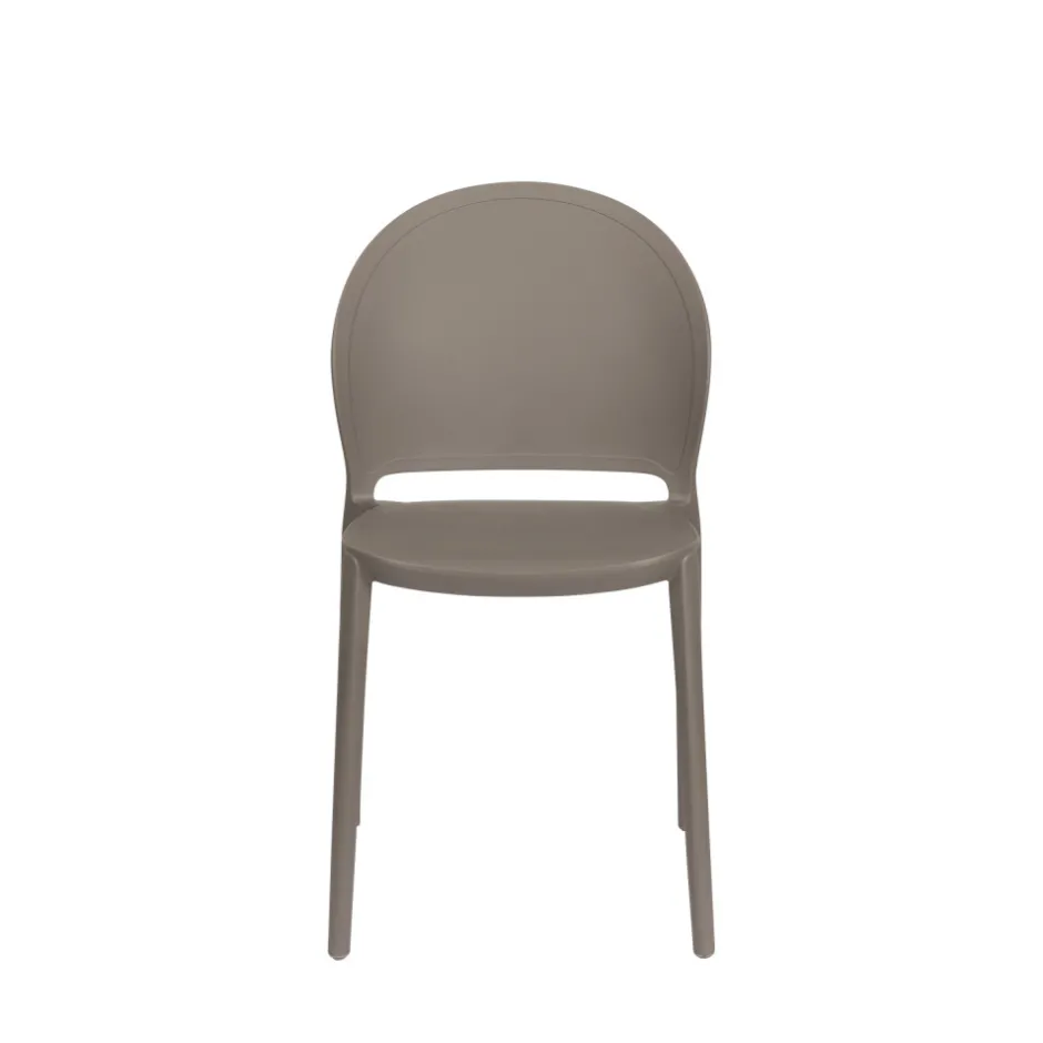 Hot No name SJOERD Lot de 4 chaises intérieur et extérieur en plastique