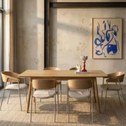 Discount Drawer SKOLL Table à manger extensible 8 à 12 personnes 180-230x80cm