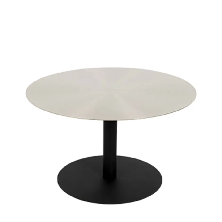 Sale Zuiver SNOW Table basse ronde en métal brossé ø60cm
