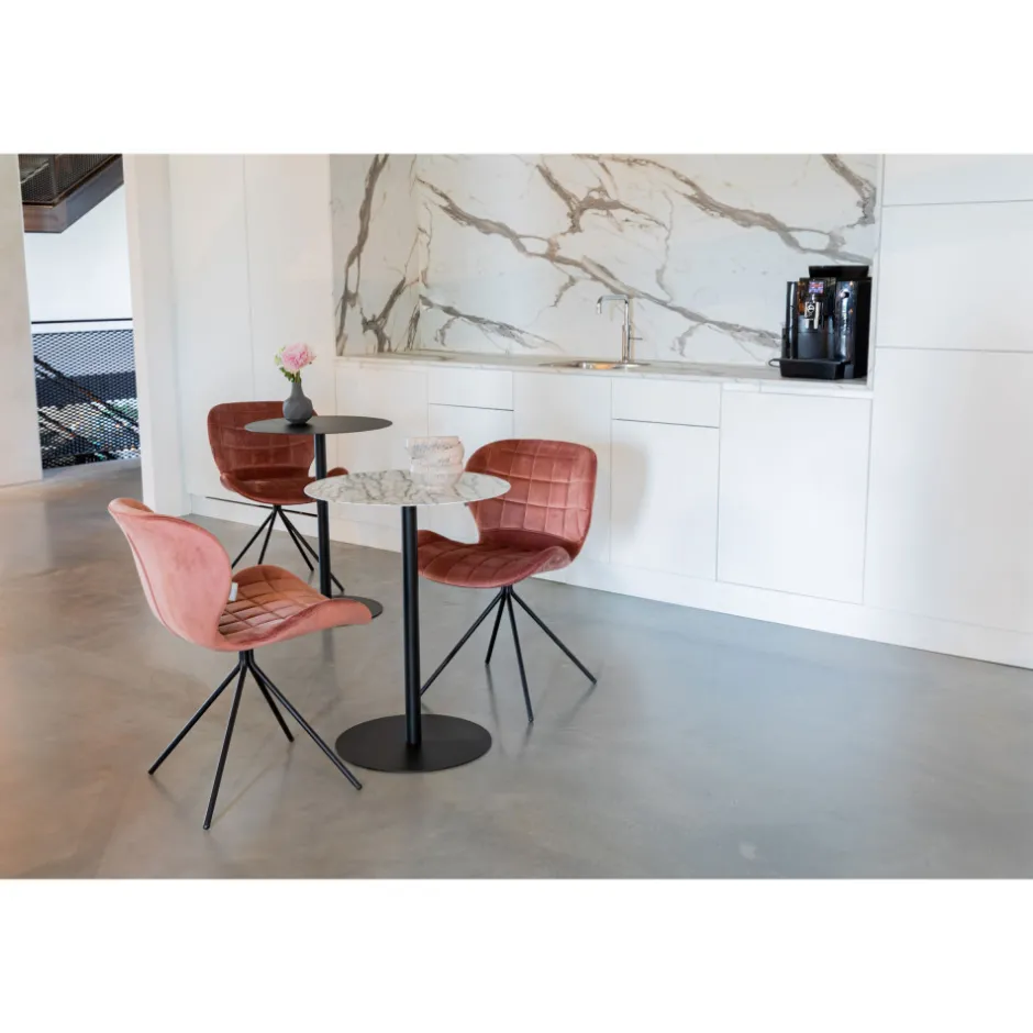Discount Zuiver SNOW Table de bistrot ronde en métal ø57cm
