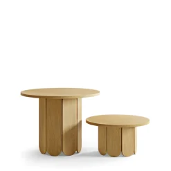 Discount Woodman SOFT Table à manger 4 personnes ronde en bois