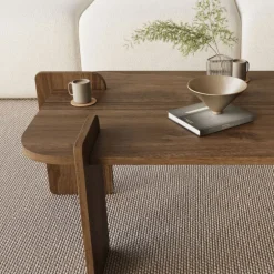 Outlet Drawer SOLENI Table basse en bois 120x60cm