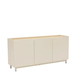 Hot Drawer STANLEY Buffet 3 portes en bois et métal L160cm