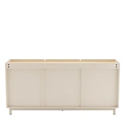 Hot Drawer STANLEY Buffet 3 portes en bois et métal L160cm