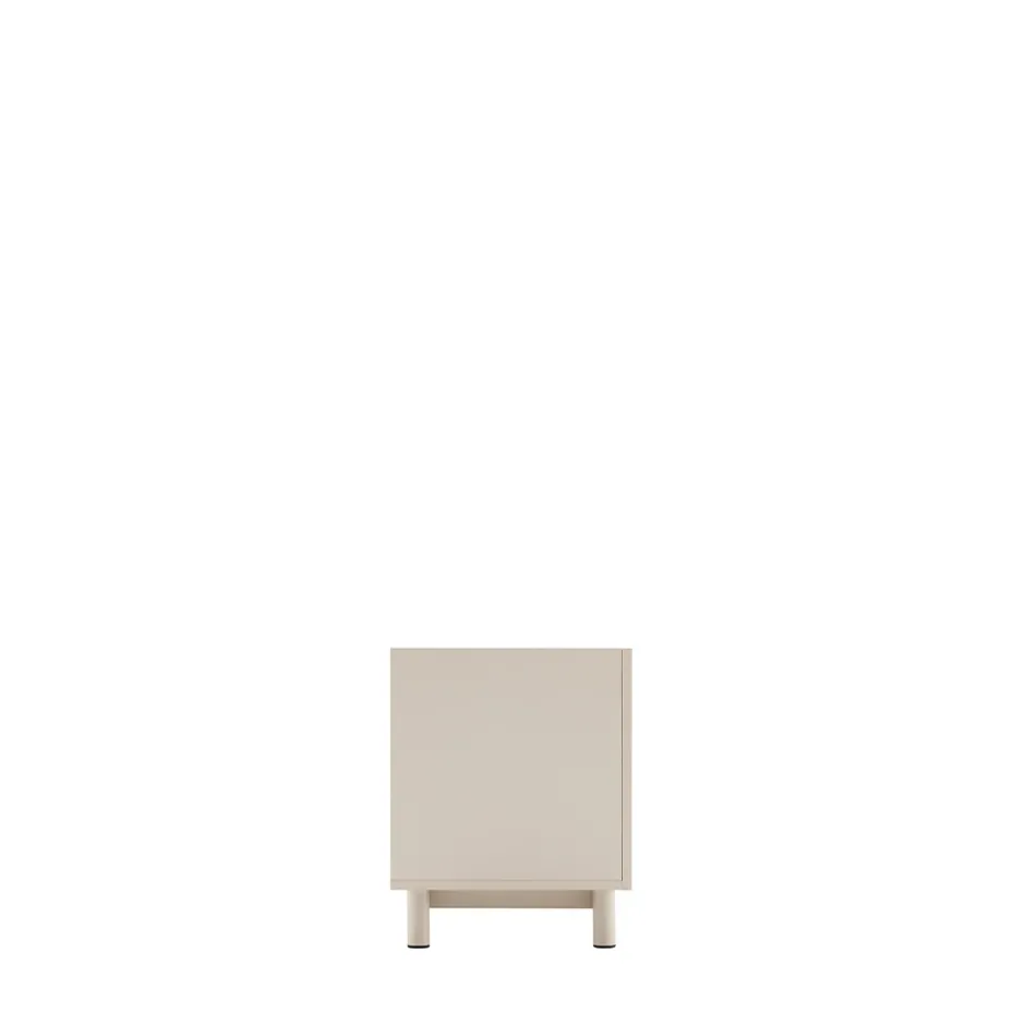 Outlet Drawer STANLEY Meuble TV 2 portes en bois et métal L160cm