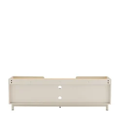 Outlet Drawer STANLEY Meuble TV 2 portes en bois et métal L160cm