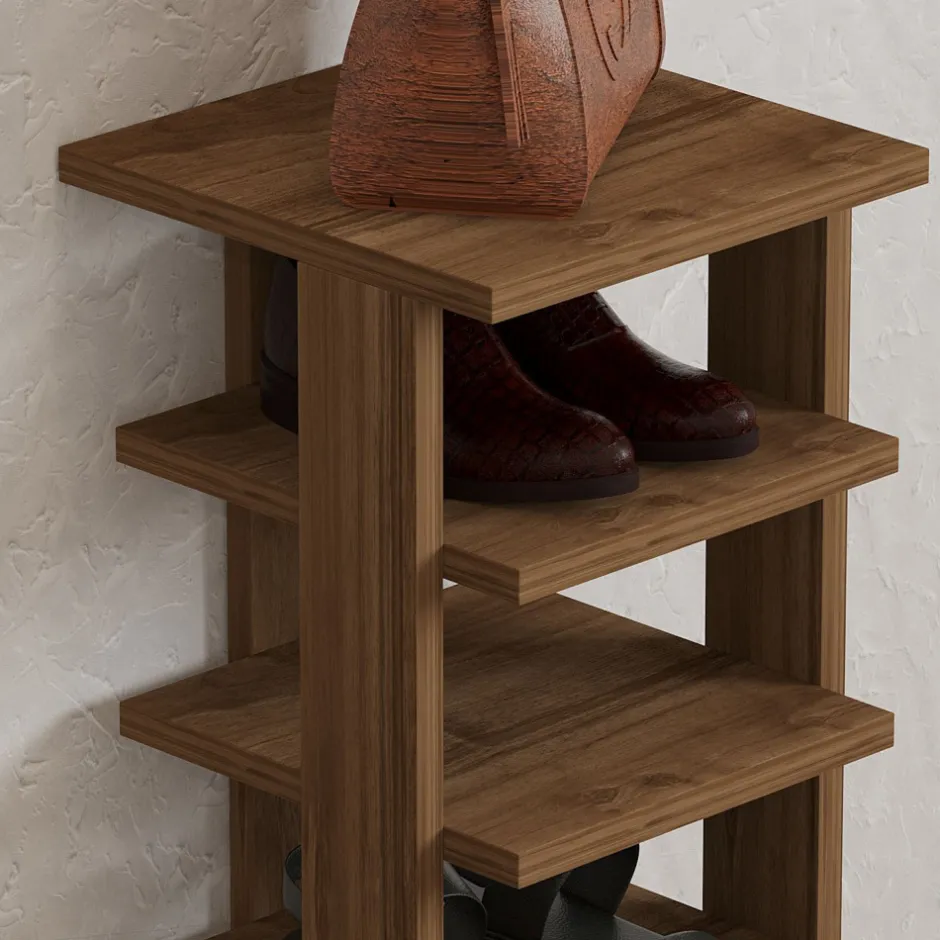 Outlet Drawer STATE Étagère à chaussures en bois H110cm