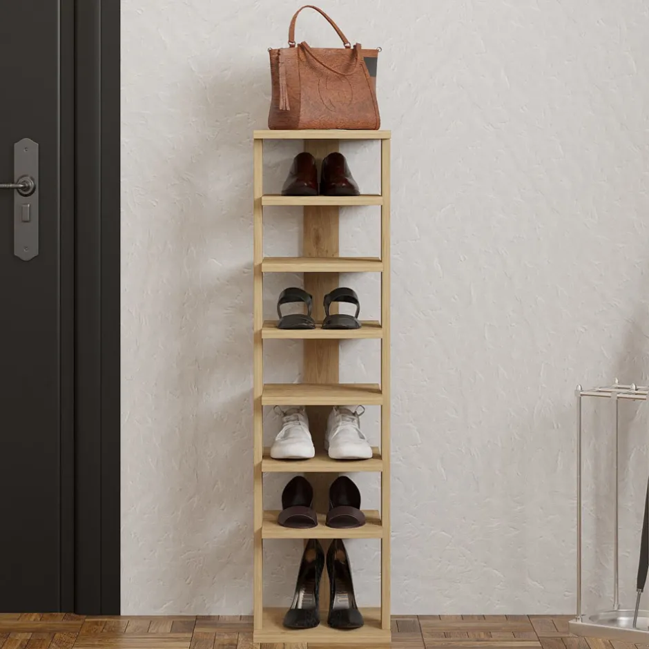 Outlet Drawer STATE Étagère à chaussures en bois H110cm