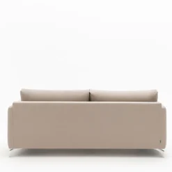 Drawer STEFFEN Canapé convertible express 3 places en tissu et pieds chrome
