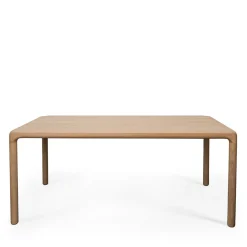 Sale Zuiver STORM Table à manger 8 personnes aux bords arrondis en bois