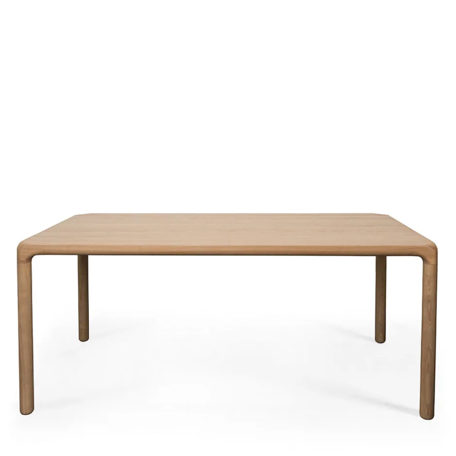 Sale Zuiver STORM Table à manger 8 personnes aux bords arrondis en bois