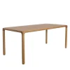 Hot Zuiver STORM Table à manger 6 personnes aux bords arrondis en bois