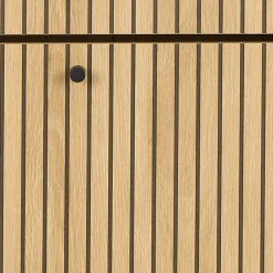 Clearance Drawer STORO Meuble à chaussures 3 portes en bois et métal L71,6cm