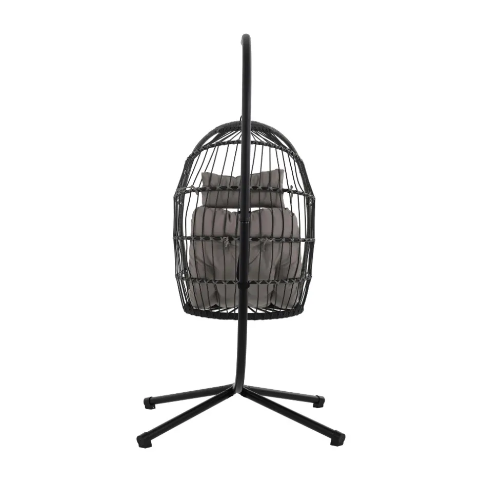 Sale Drawer SULLY Fauteuil œuf suspendu de jardin en corde et acier traité