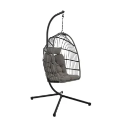 Sale Drawer SULLY Fauteuil œuf suspendu de jardin en corde et acier traité