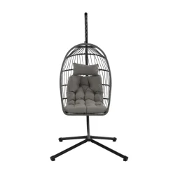 Sale Drawer SULLY Fauteuil œuf suspendu de jardin en corde et acier traité