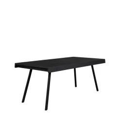 Sale No name SURI Table à manger 4 personnes en teck recyclé et métal