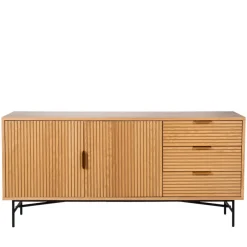 Online Drawer SVEG Buffet 2 portes 3 tiroirs en bois L160cm