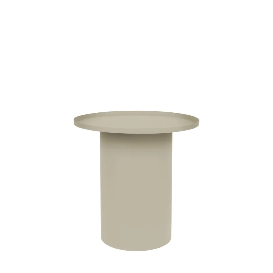No name SVERRE Table d'appoint ronde en métal ø45,5cm
