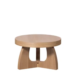 New Woood TALA Table basse ronde en bois ø55cm