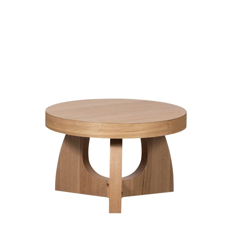 New Woood TALA Table basse ronde en bois ø55cm