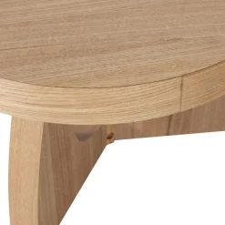 New Woood TALA Table basse ronde en bois ø55cm