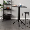 Sale No name TANGLE Tabouret de bar en teck recyclé et métal H62cm
