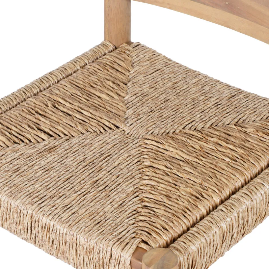 Best No name TANNO Lot de 2 tabourets de bar intérieur/extérieur en bois H66cm