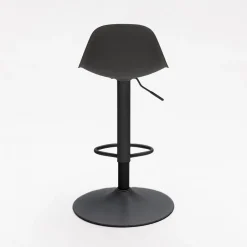 Discount Drawer TEBAR Lot de 2 chaises de bar réglables en simili et métal H61-83cm