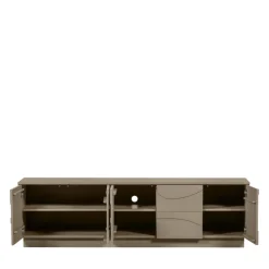 Outlet Woood TEO Meuble TV 5 portes en bois L180cm