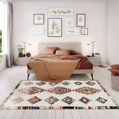 Sale Drawer TIKI Tapis d'inspiration berbère à losanges