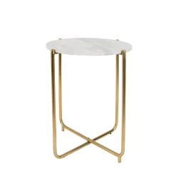 Clearance No name TIMPA Table d'appoint marbre et laiton