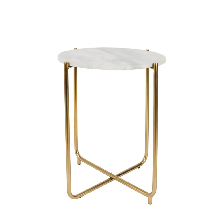 Clearance No name TIMPA Table d'appoint marbre et laiton