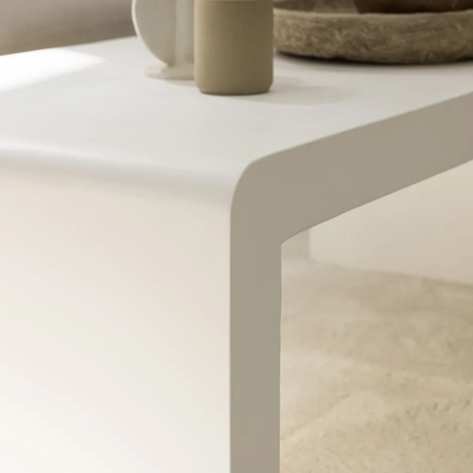 Outlet Drawer TOCOA Table basse en fibre de ciment 120x55cm