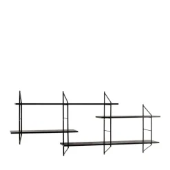 Hot No name TOCRO Etagère murale en bois et métal L191cm