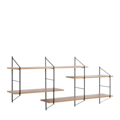 Hot No name TOCRO Etagère murale en bois et métal L191cm