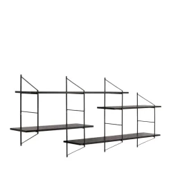 Hot No name TOCRO Etagère murale en bois et métal L191cm