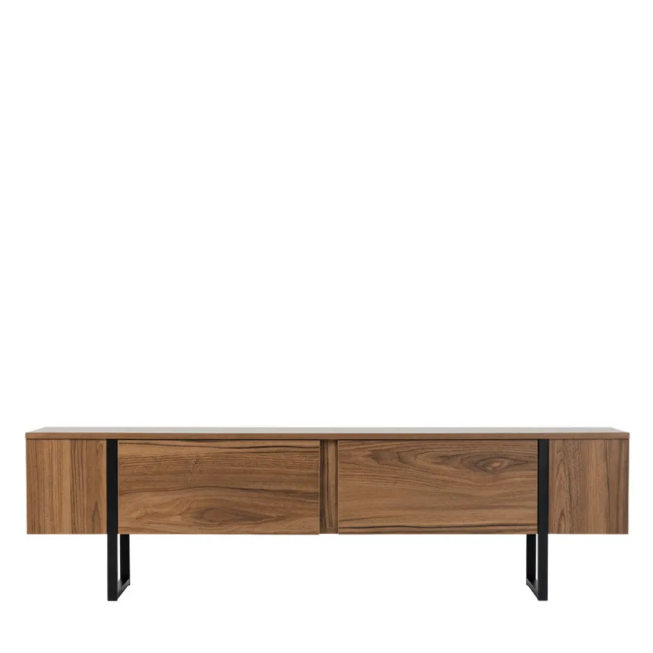 Hot Drawer TOD Meuble TV 2 portes en bois et métal L180cm