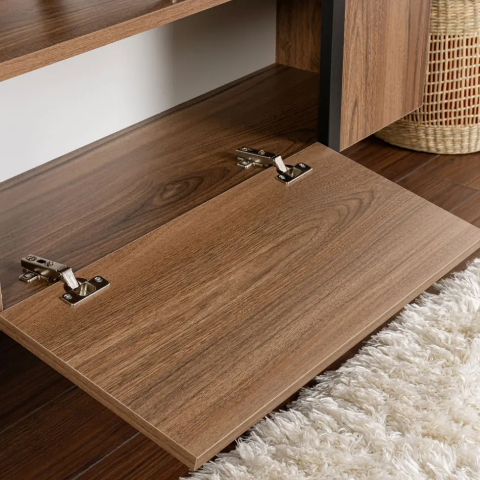 Hot Drawer TOD Meuble TV 2 portes en bois et métal L180cm