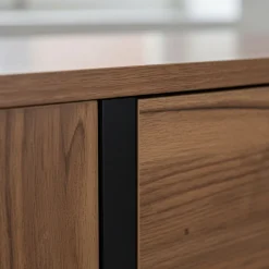 Hot Drawer TOD Meuble TV 2 portes en bois et métal L180cm