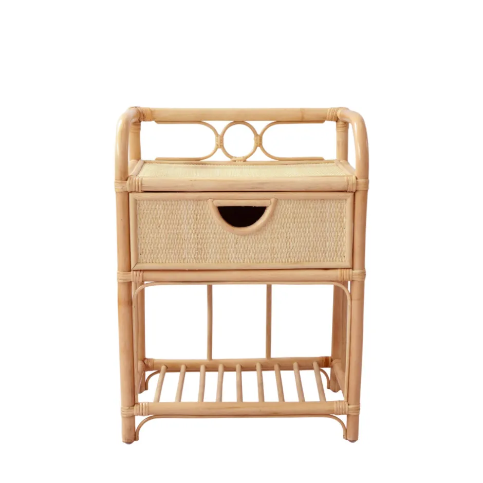 Discount Drawer TONDANO Table de chevet en rotin