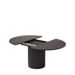 Hot Woodman TOSCANA Table à manger extensible 4 à 6 personnes en bois ø120-160x120cm
