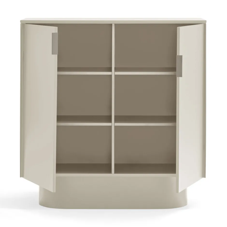 Best Teulat TOTEM Buffet haut 2 portes en bois L100 cm